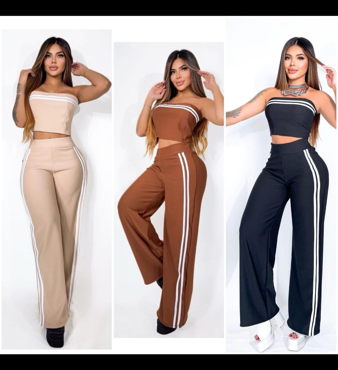 Conjunto pantalón y blusa Straple VENUS