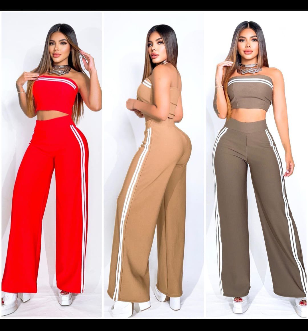 Conjunto pantalón y blusa Straple VENUS