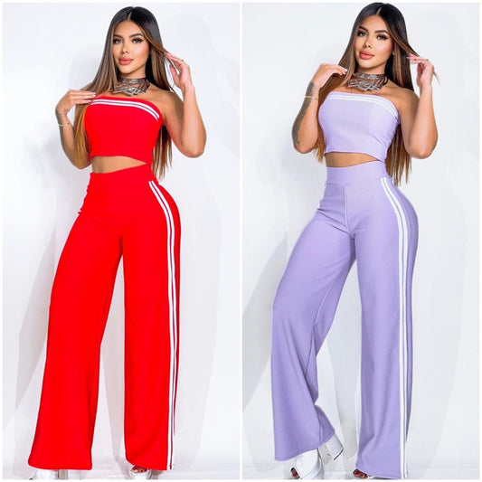 Conjunto pantalón y blusa Straple VENUS